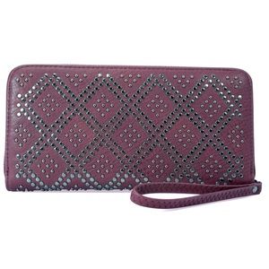 Bohemian Studded Wristlet Wallet